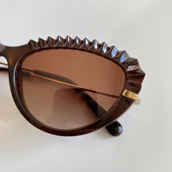 Dolce & Gabbana DG 6135 - 315913 Brown Cat Eye Sunglasses main image 5